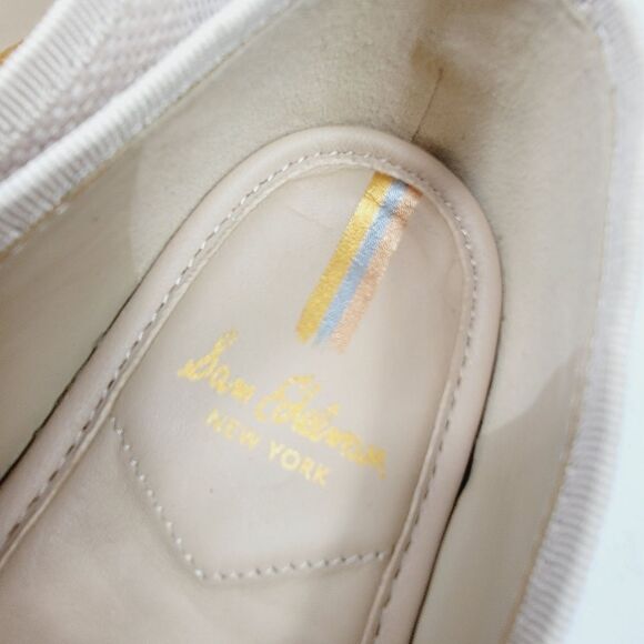 Sam Edelman Linen Look Maddy Orchid Mary Jane Espadrille Flat Size 6.5 NIB - Picture 7 of 8